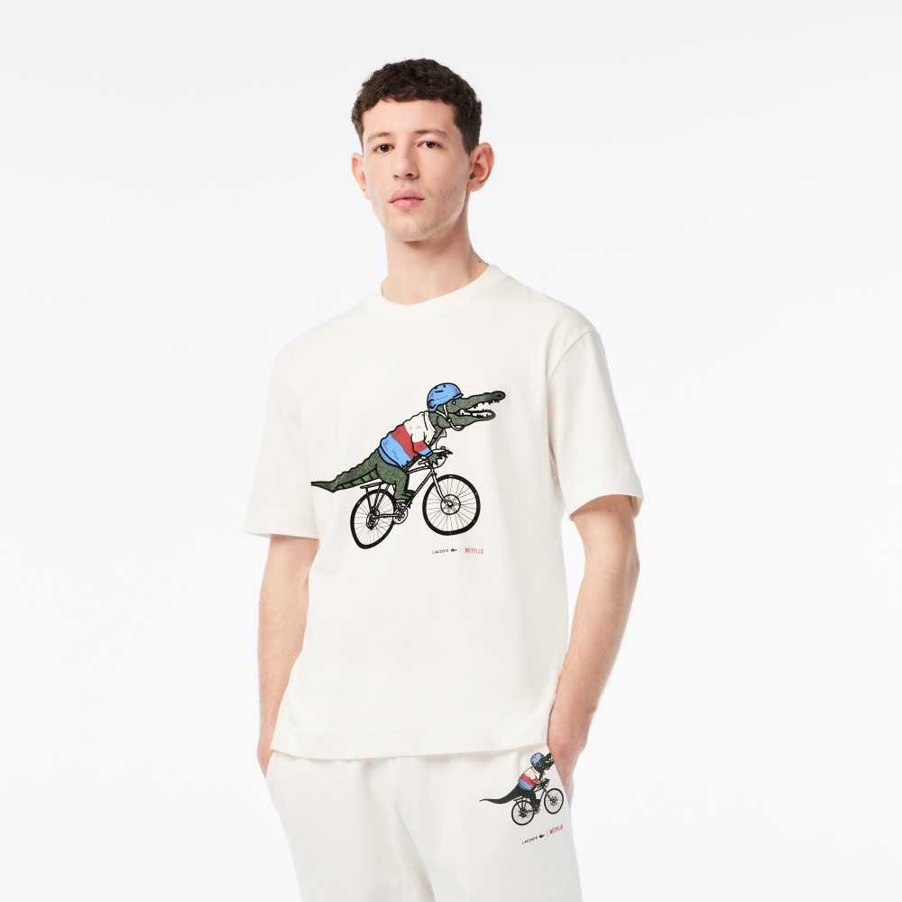 Lacoste Netflix Organic Algodon Multicolor | 6457-CJFMD