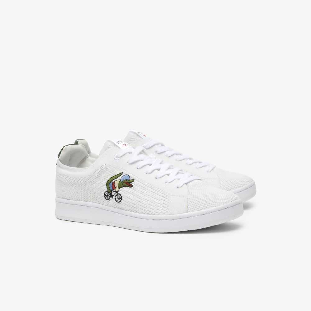 Lacoste Netflix Sex Education Carnaby Piquee Blancas Verde | 8436-QUKLN