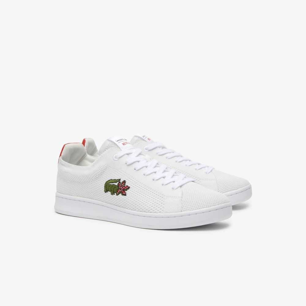 Lacoste Netflix Stranger Things Carnaby Piquee Blancas Rojas | 5693-AUQWN