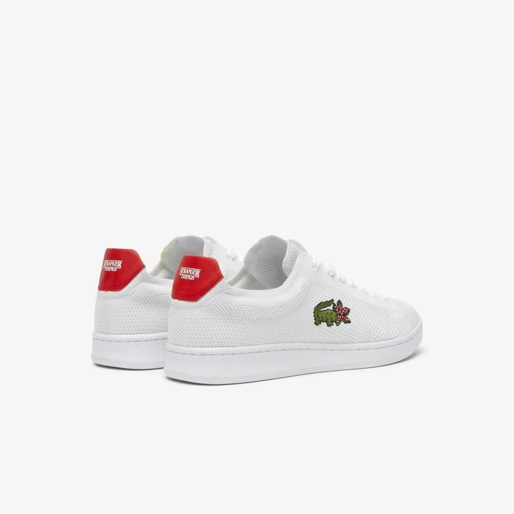 Lacoste Netflix Stranger Things Carnaby Piquee Blancas Rojas | 5693-AUQWN