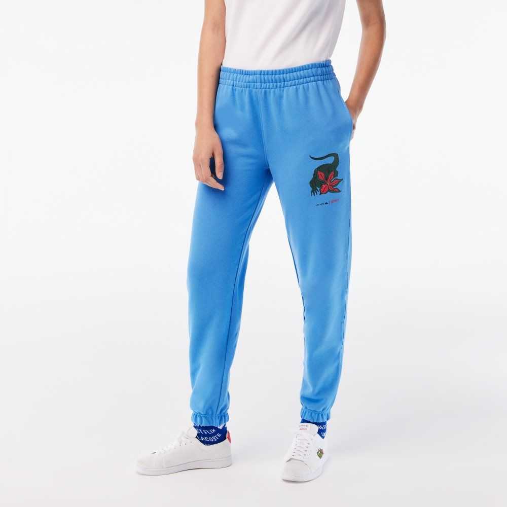 Lacoste Netflix Super Soft Pista Azules | 9713-LSCOT