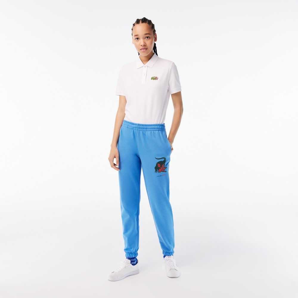 Lacoste Netflix Super Soft Pista Azules | 9713-LSCOT