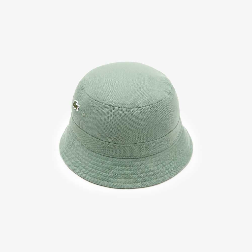 Lacoste Organic Algodon Bucket Kaki Verde | 6708-QLHNT