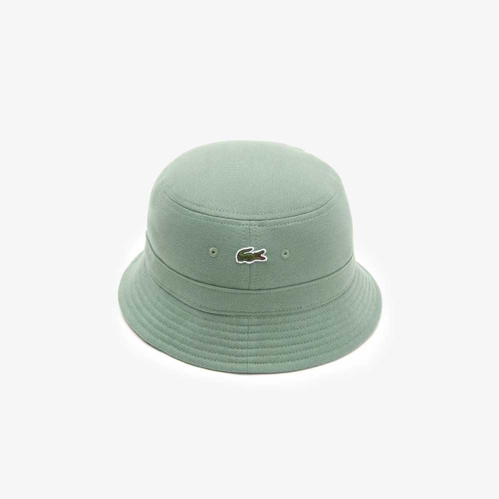 Lacoste Organic Algodon Bucket Kaki Verde | 6708-QLHNT