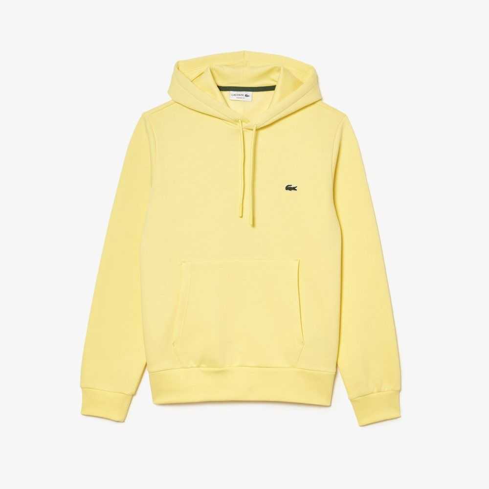 Lacoste Organic Algodon Encapuchado Amarillo | 9421-MRENX