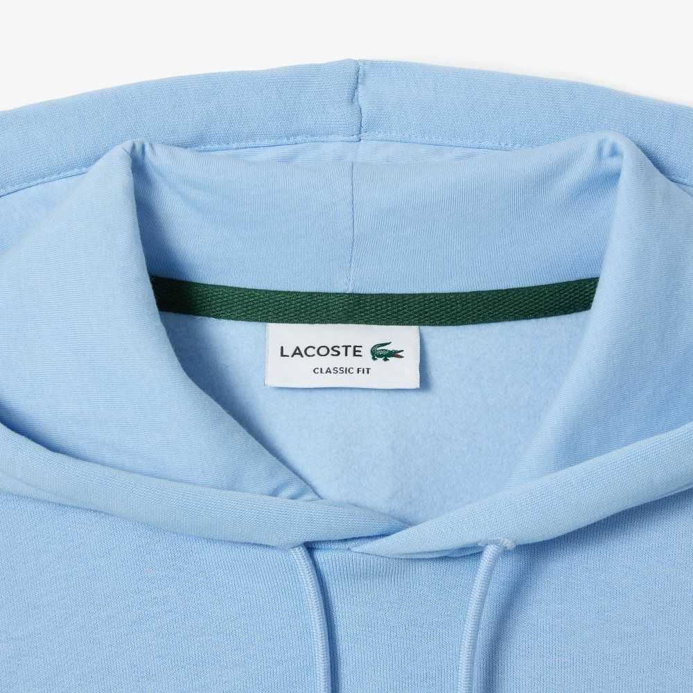 Lacoste Organic Algodon Encapuchado Azules | 0932-MSLPR