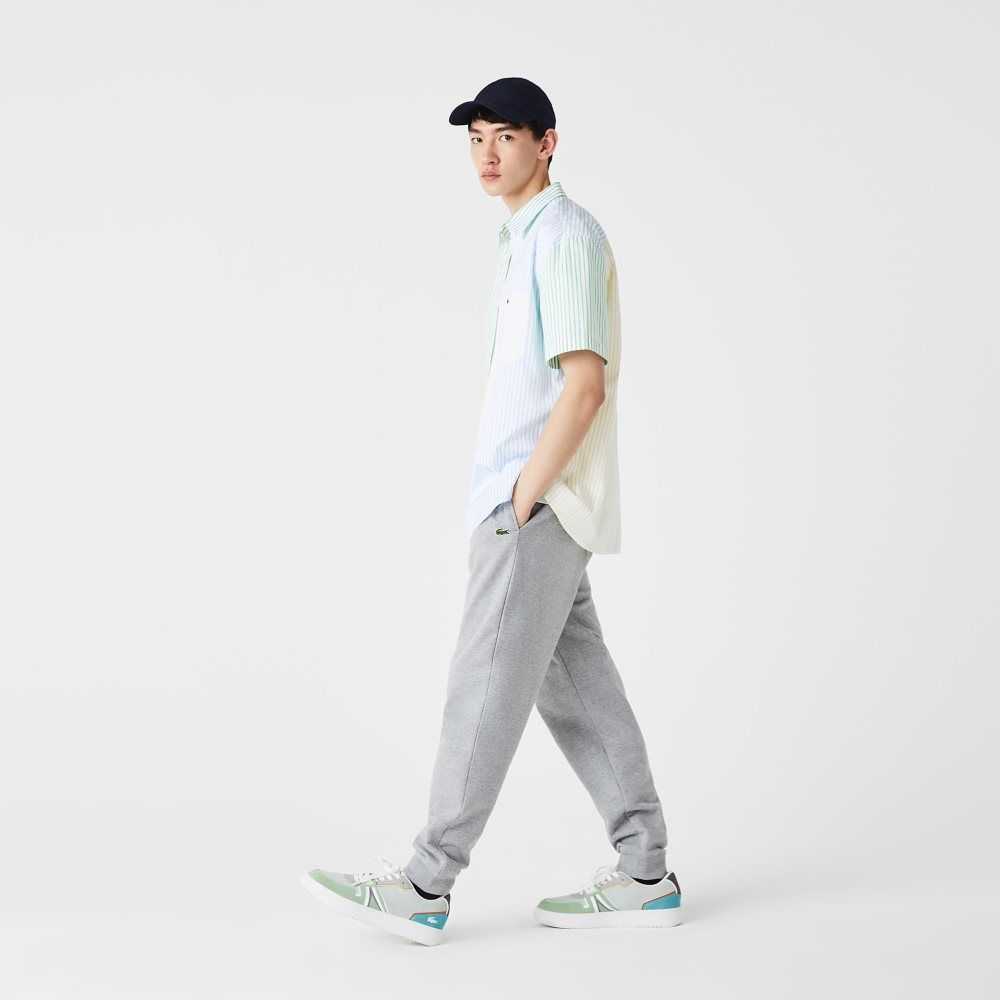 Lacoste Organic Algodon Fleece Jogging Gris | 4596-EBXOR