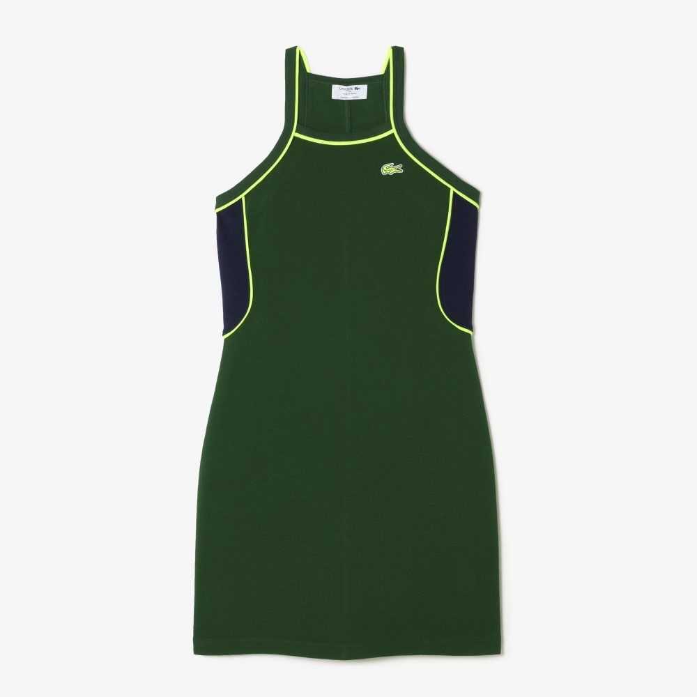 Lacoste Organic Algodon French Made Tenis Verde | 1374-KOGFR