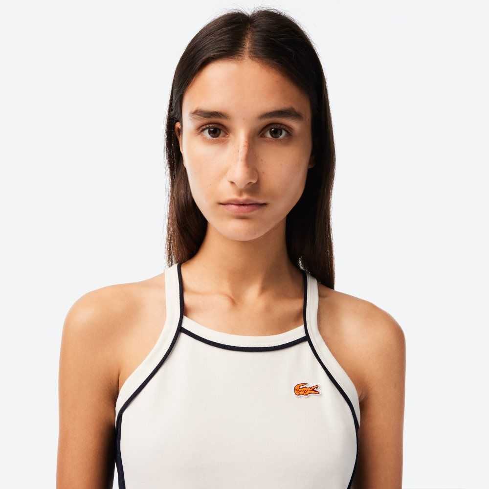 Lacoste Organic Algodon French Made Tenis Blancas | 3974-AKSMF