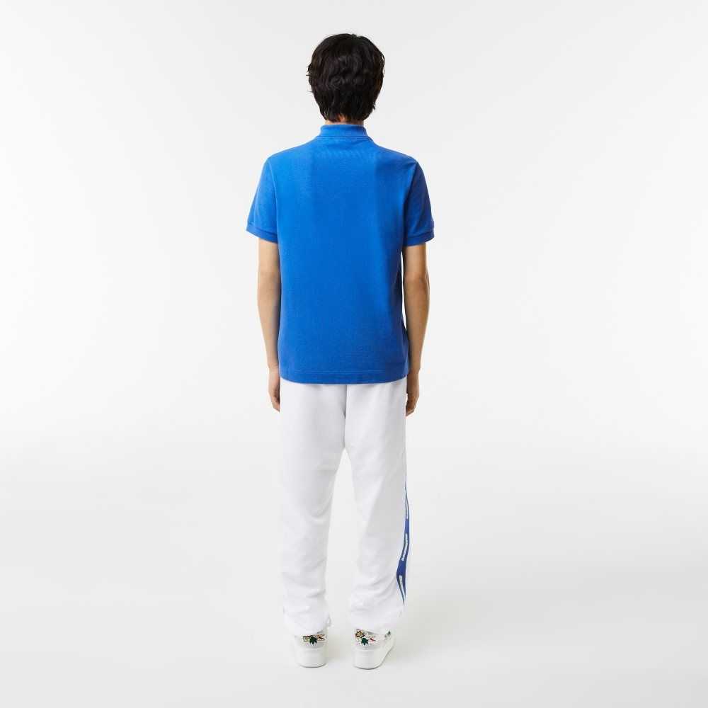 Lacoste Organic Algodon Pique Azules | 3265-FIDJM