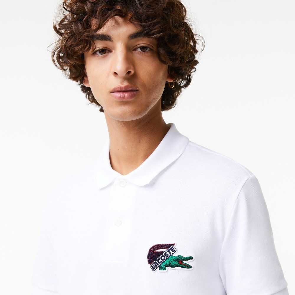 Lacoste Organic Algodon Pique Blancas | 0478-OESCT