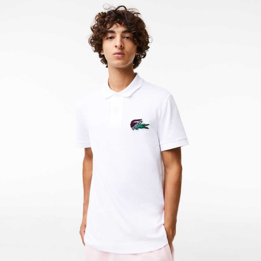 Lacoste Organic Algodon Pique Blancas | 0478-OESCT