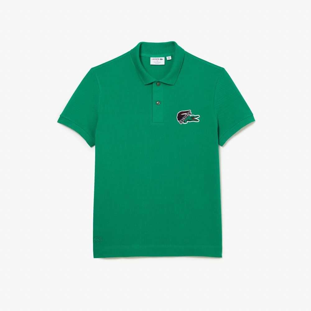 Lacoste Organic Algodon Pique Verde | 3941-ZIWUY