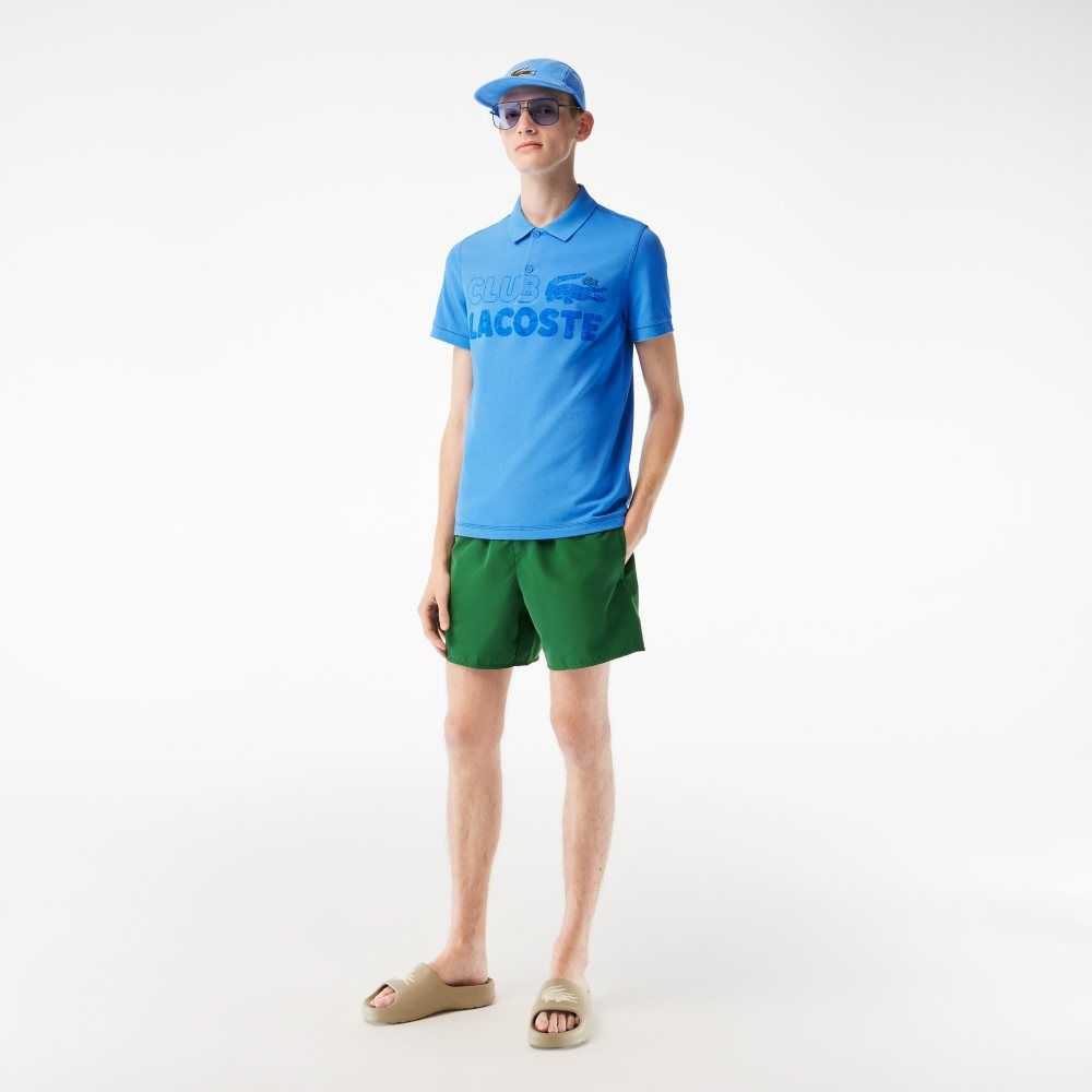 Lacoste Organic Algodon Printed Azules | 0476-UAHEC