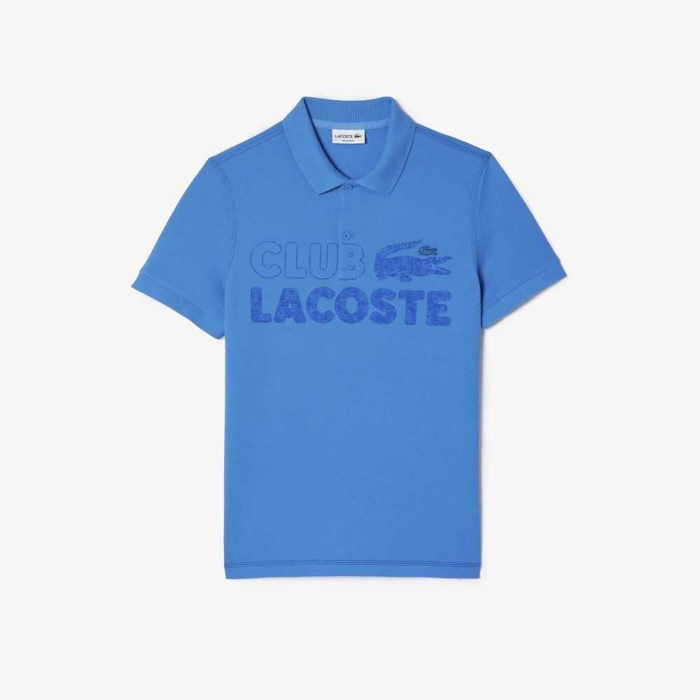 Lacoste Organic Algodon Printed Azules | 0476-UAHEC