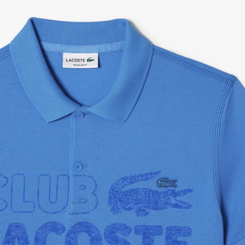 Lacoste Organic Algodon Printed Azules | 0476-UAHEC