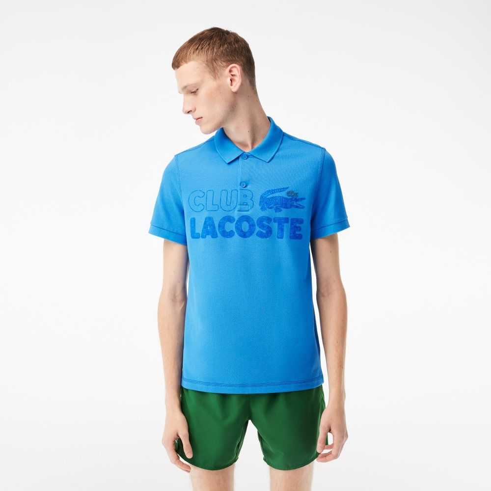 Lacoste Organic Algodon Printed Azules | 0476-UAHEC