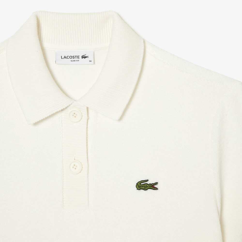 Lacoste Organic Algodon Terry Cloth Blancas | 6173-OCDQG