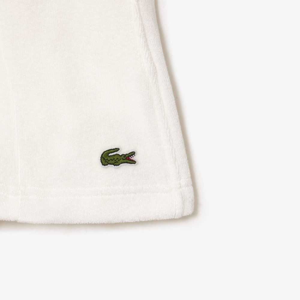 Lacoste Organic Algodon Terry Cloth Blancas | 6801-LGRFZ