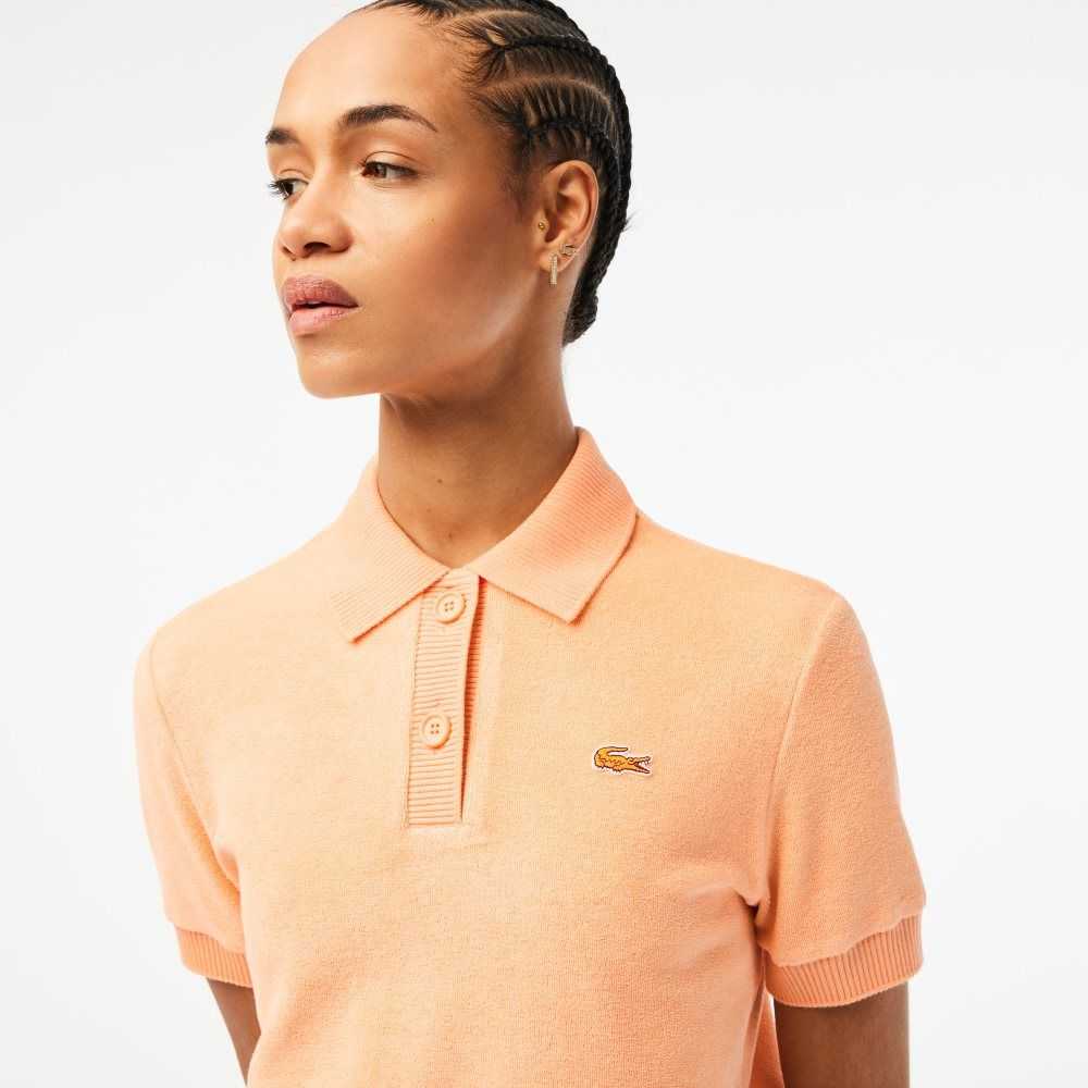 Lacoste Organic Algodon Terry Cloth Naranjas Claro | 4925-JBNTZ