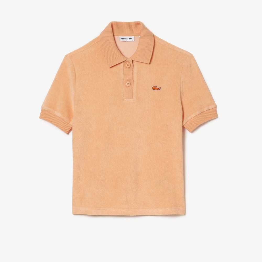 Lacoste Organic Algodon Terry Cloth Naranjas Claro | 4925-JBNTZ