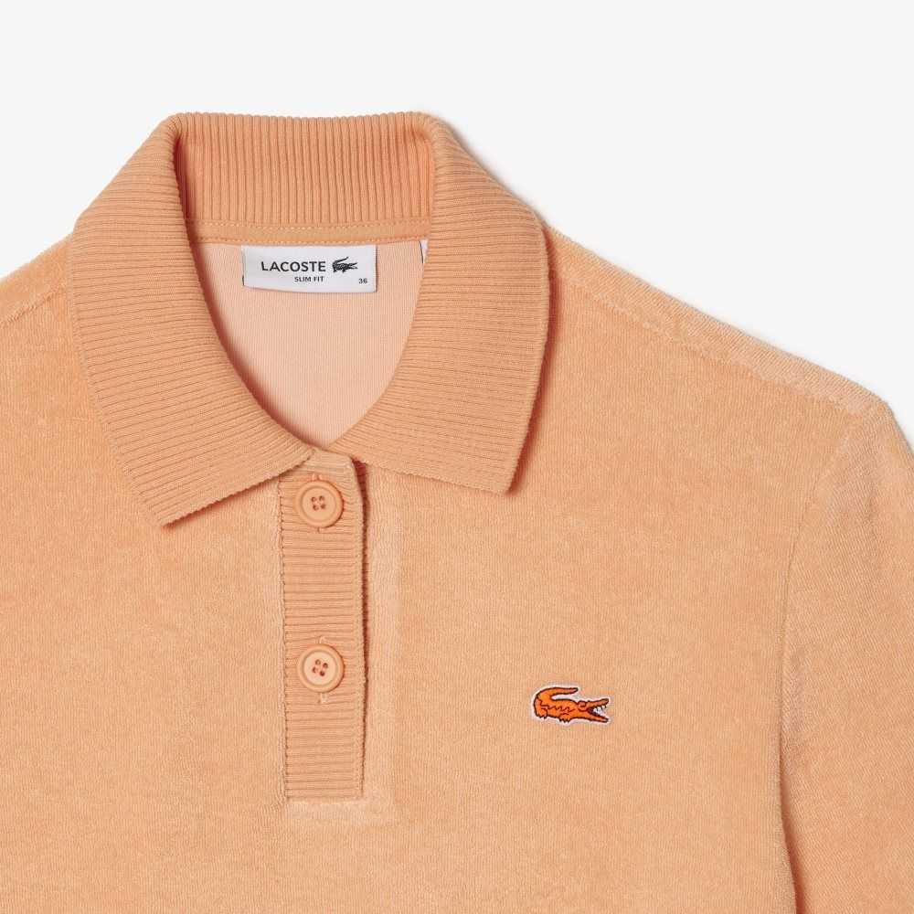 Lacoste Organic Algodon Terry Cloth Naranjas Claro | 4925-JBNTZ