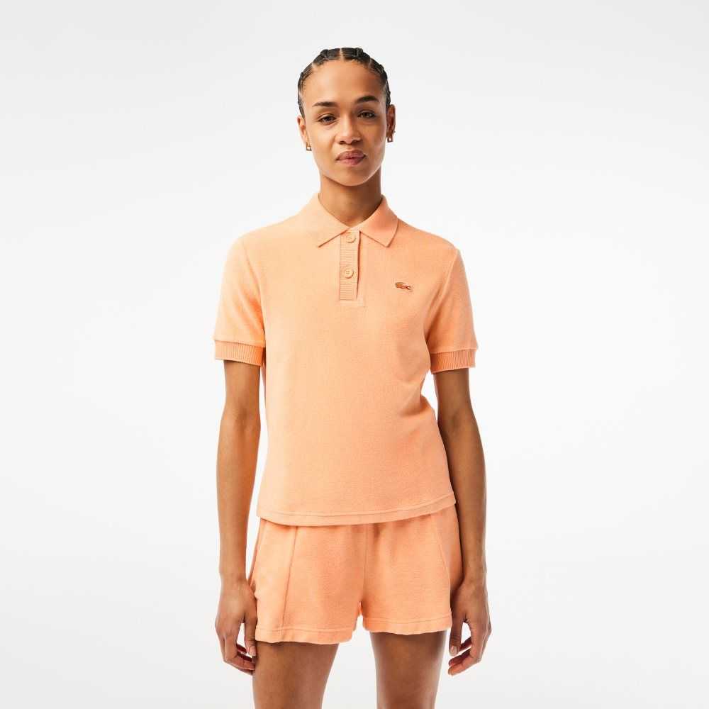 Lacoste Organic Algodon Terry Cloth Naranjas Claro | 4925-JBNTZ