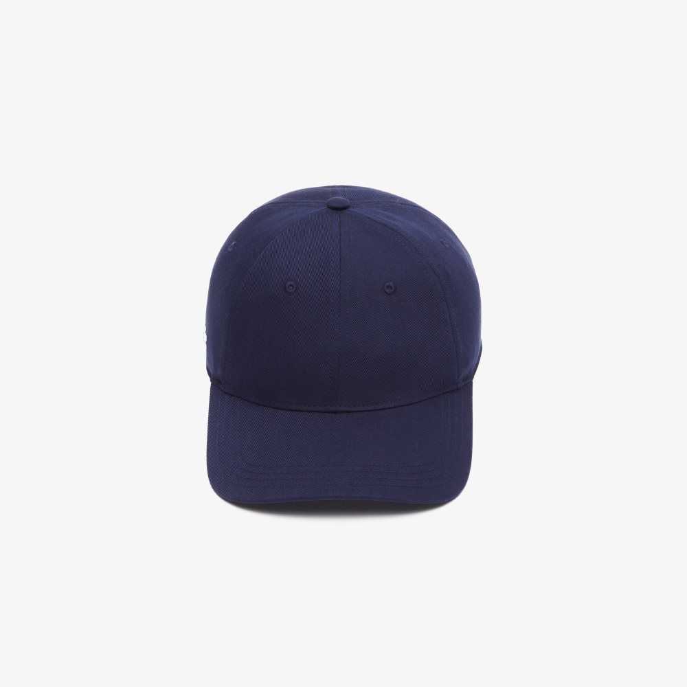 Lacoste Organic Algodon Twill Azul Marino Azules | 7415-UIMXB