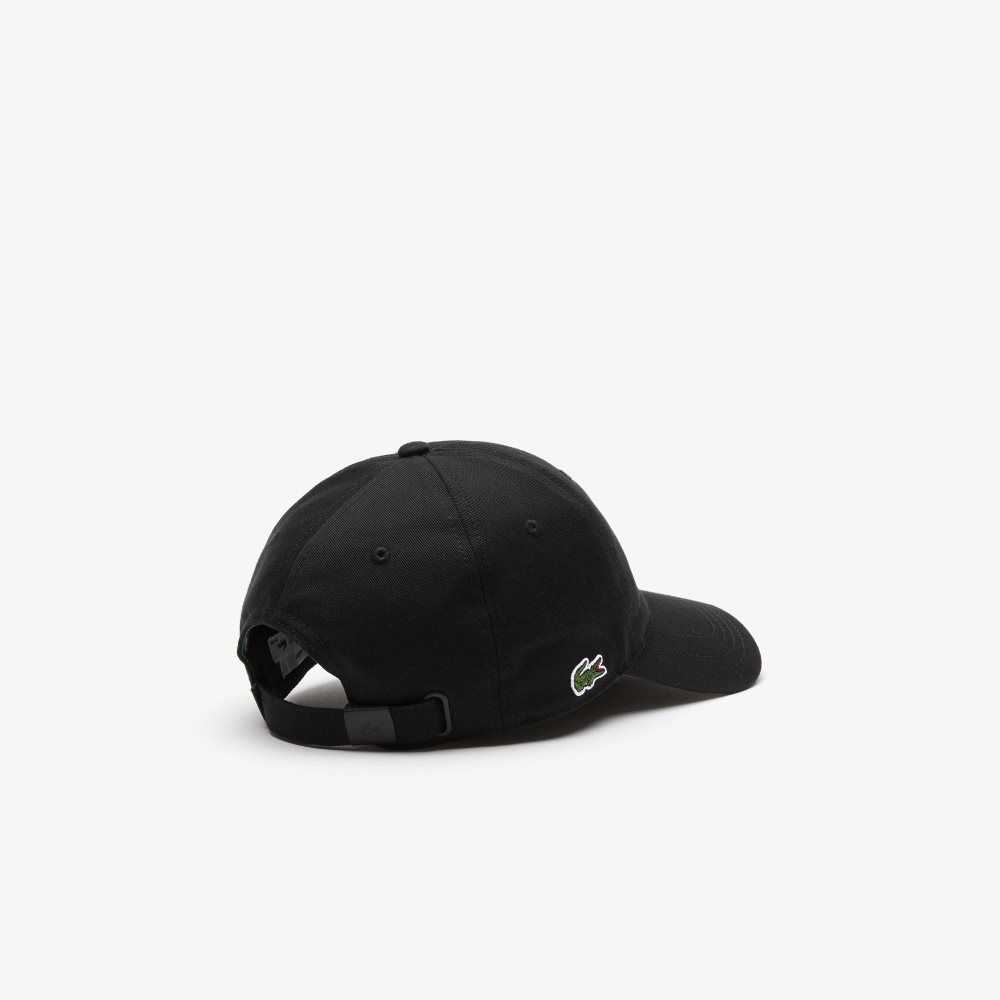 Lacoste Organic Algodon Twill Negras | 8715-IOHZE