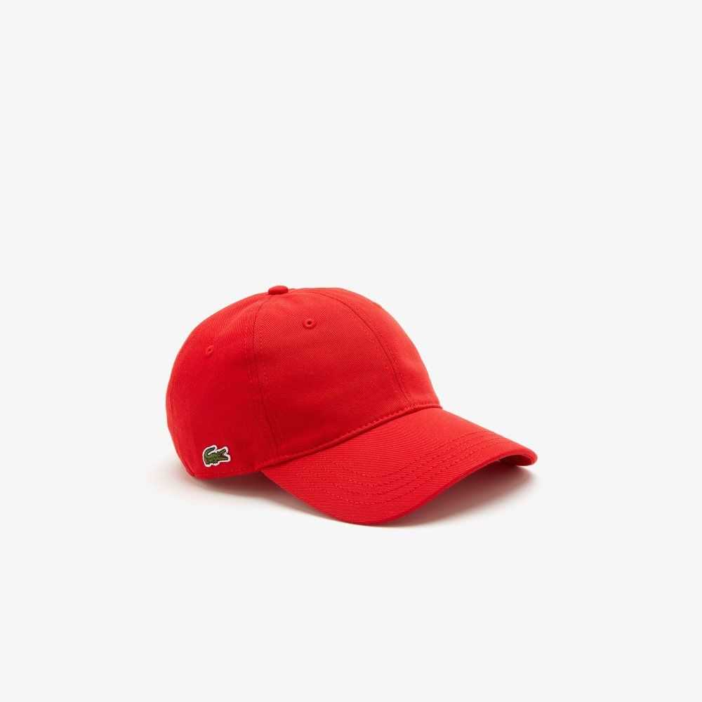 Lacoste Organic Algodon Twill Rojas | 6192-CUZTA