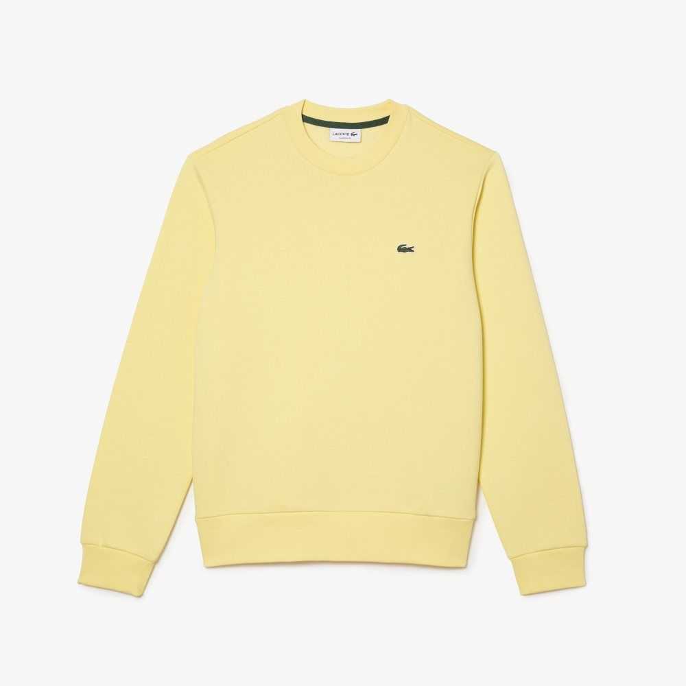 Lacoste Organic Brushed Algodon Amarillo | 9127-VXWTU