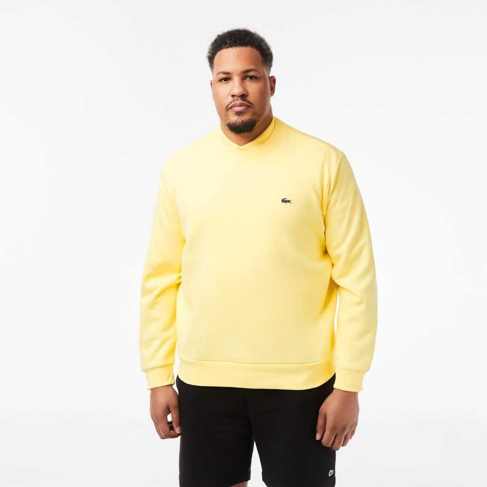 Lacoste Organic Brushed Algodon Amarillo | 9127-VXWTU