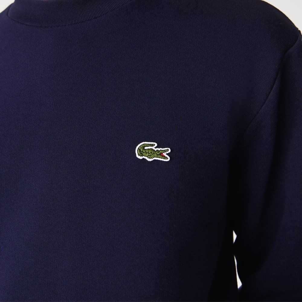 Lacoste Organic Brushed Algodon Azul Marino Azules | 6875-ZEAXG