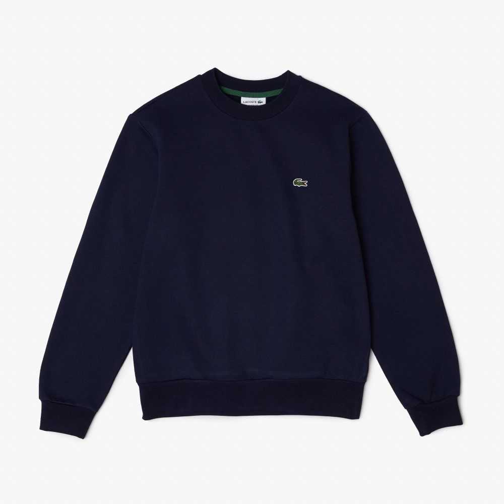 Lacoste Organic Brushed Algodon Azul Marino Azules | 6875-ZEAXG