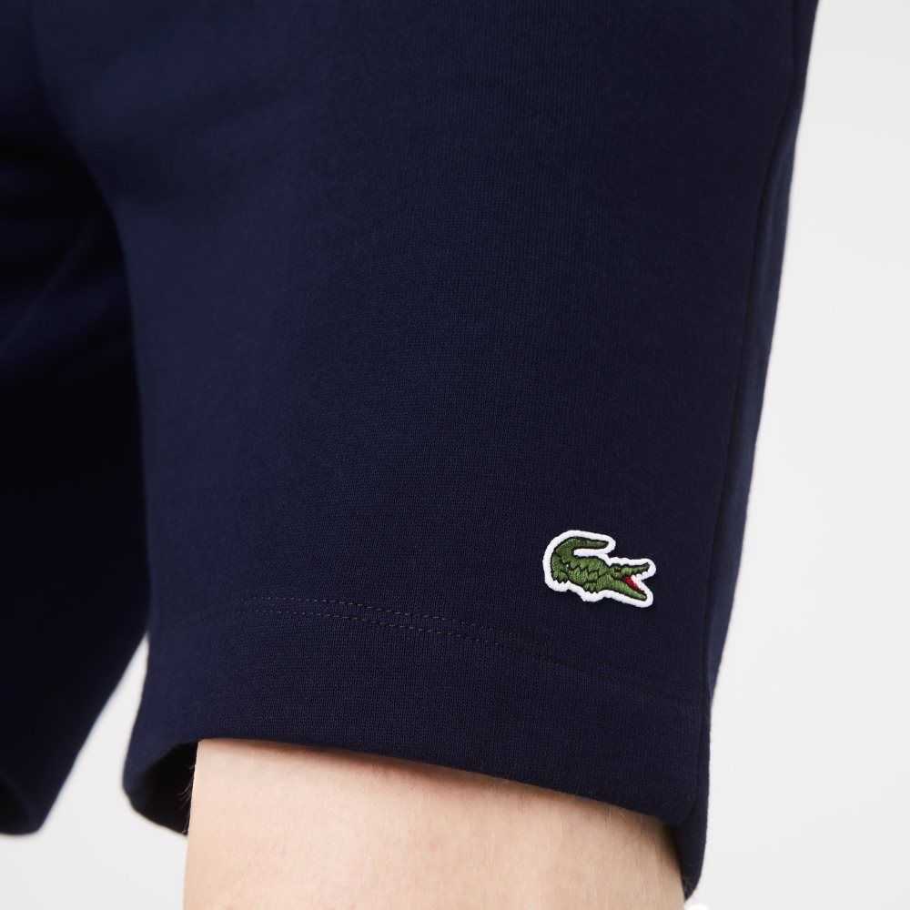 Lacoste Organic Brushed Algodon Fleece Azul Marino Azules | 0459-PNKMR