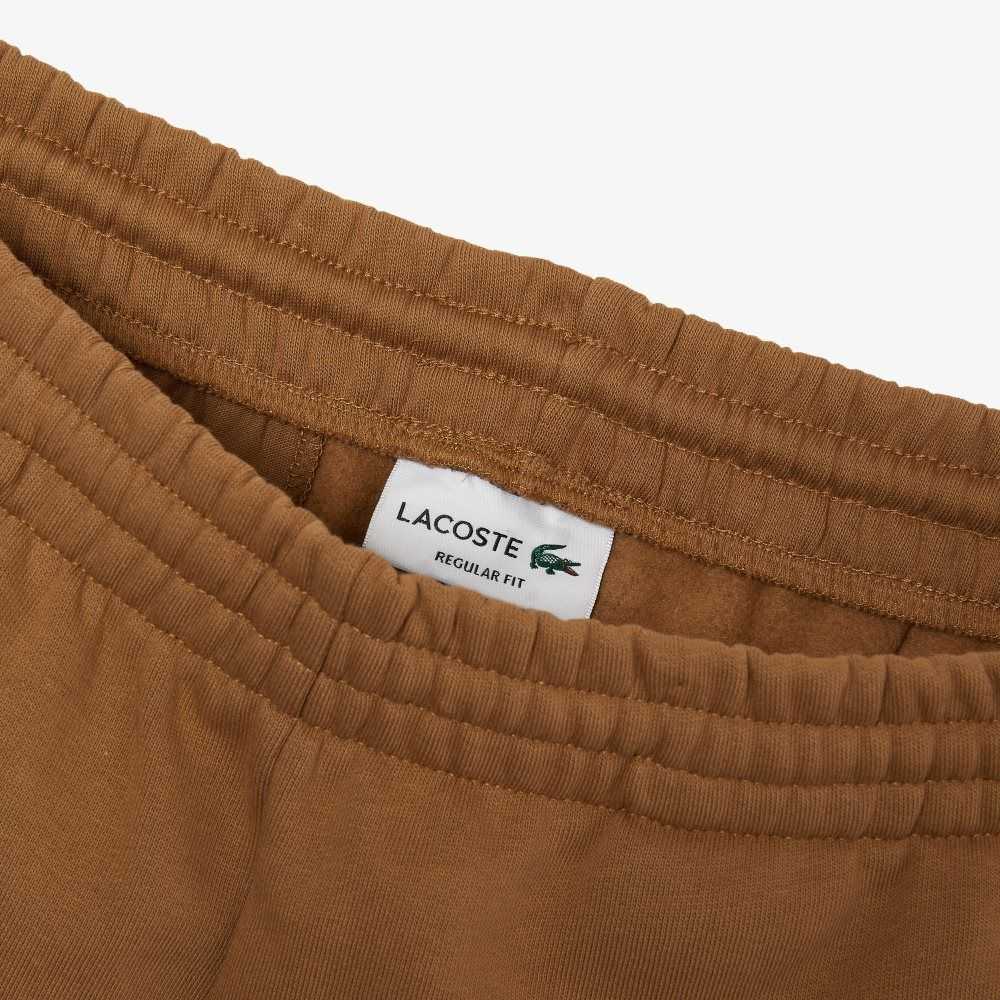 Lacoste Organic Brushed Algodon Fleece Marrones | 0187-UAIRO