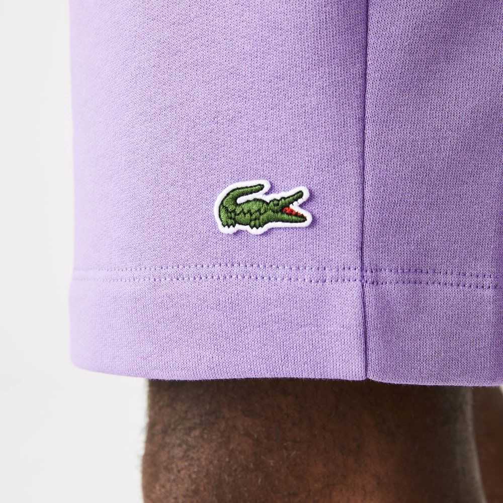 Lacoste Organic Brushed Algodon Fleece Moradas | 0523-EHOUA