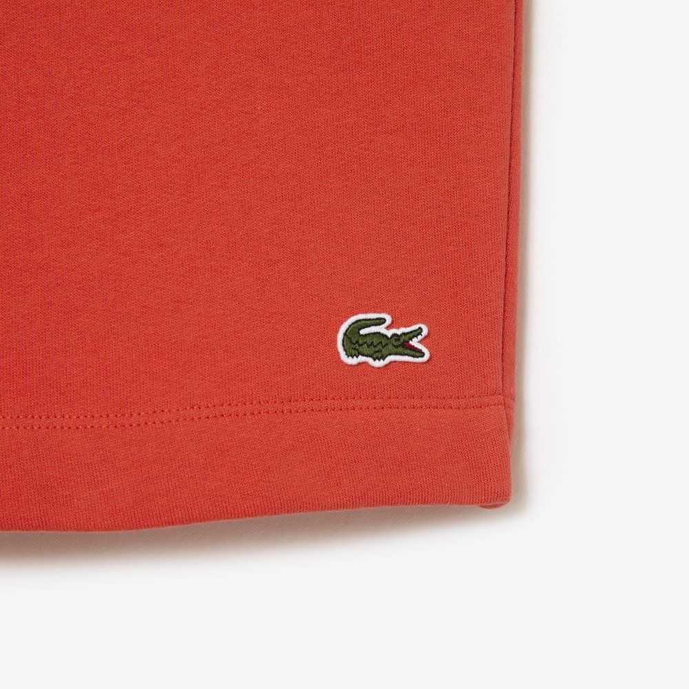 Lacoste Organic Brushed Algodon Fleece Naranjas | 0294-AVTZK