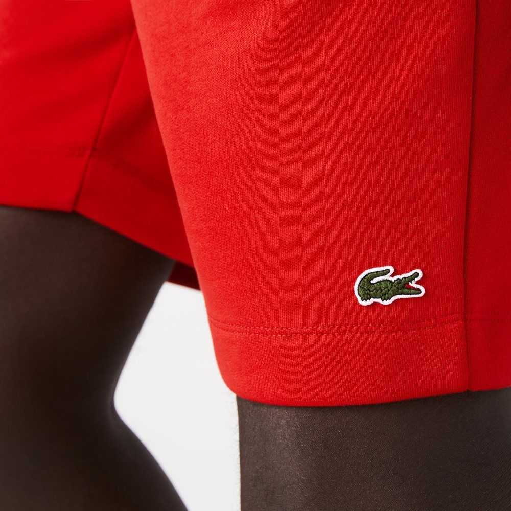 Lacoste Organic Brushed Algodon Fleece Rojas | 4120-OHKJL