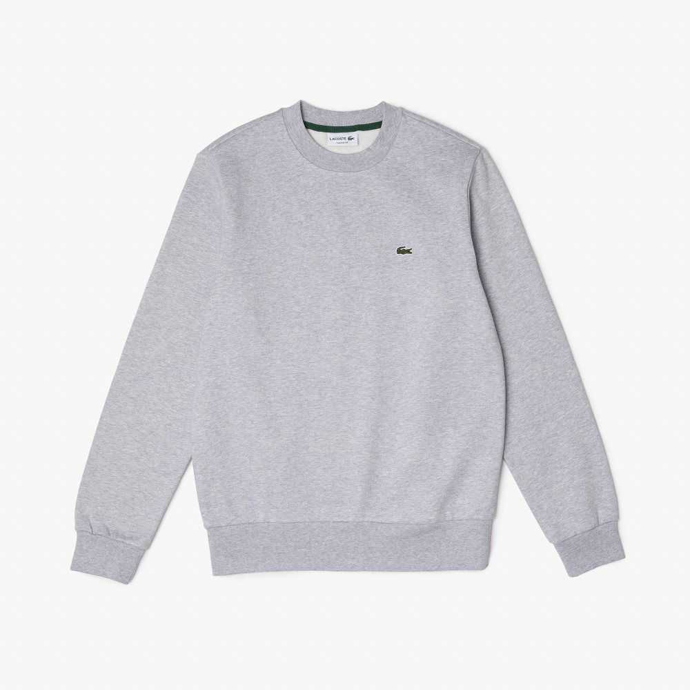 Lacoste Organic Brushed Algodon Gris | 3104-DPQAL