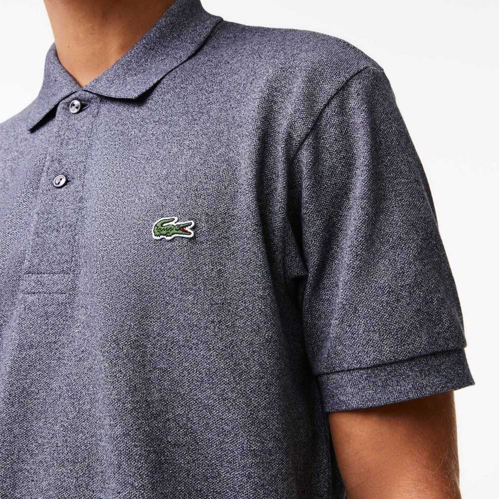 Lacoste Original L.12.12 Heathered Petit Pique Algodon Gris | 5134-KEHPS