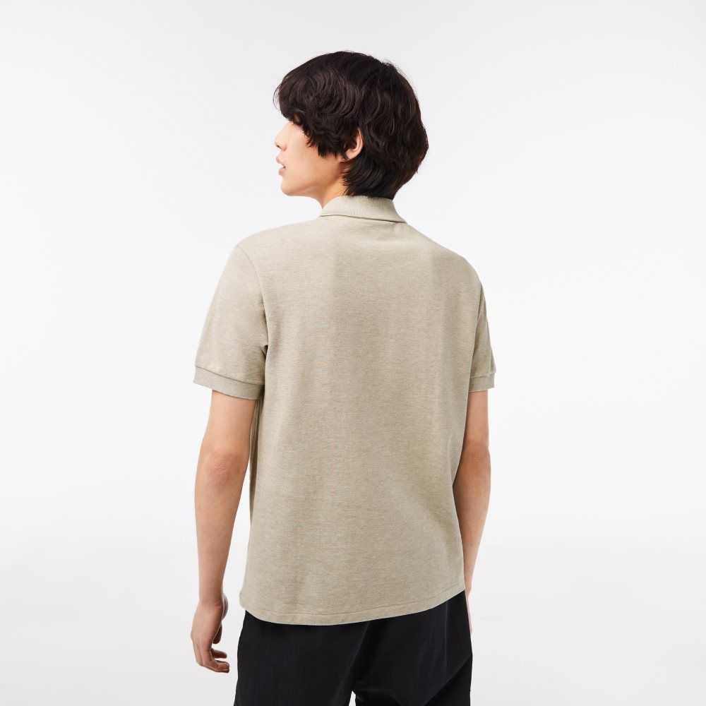 Lacoste Original L.12.12 Heathered Petit Pique Algodon Beige | 8723-BJQKD