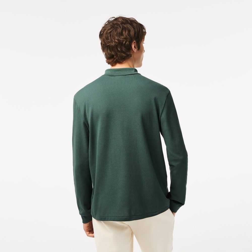 Lacoste Original L.12.12 Long Sleeve Algodon Verde | 0947-NTVLJ