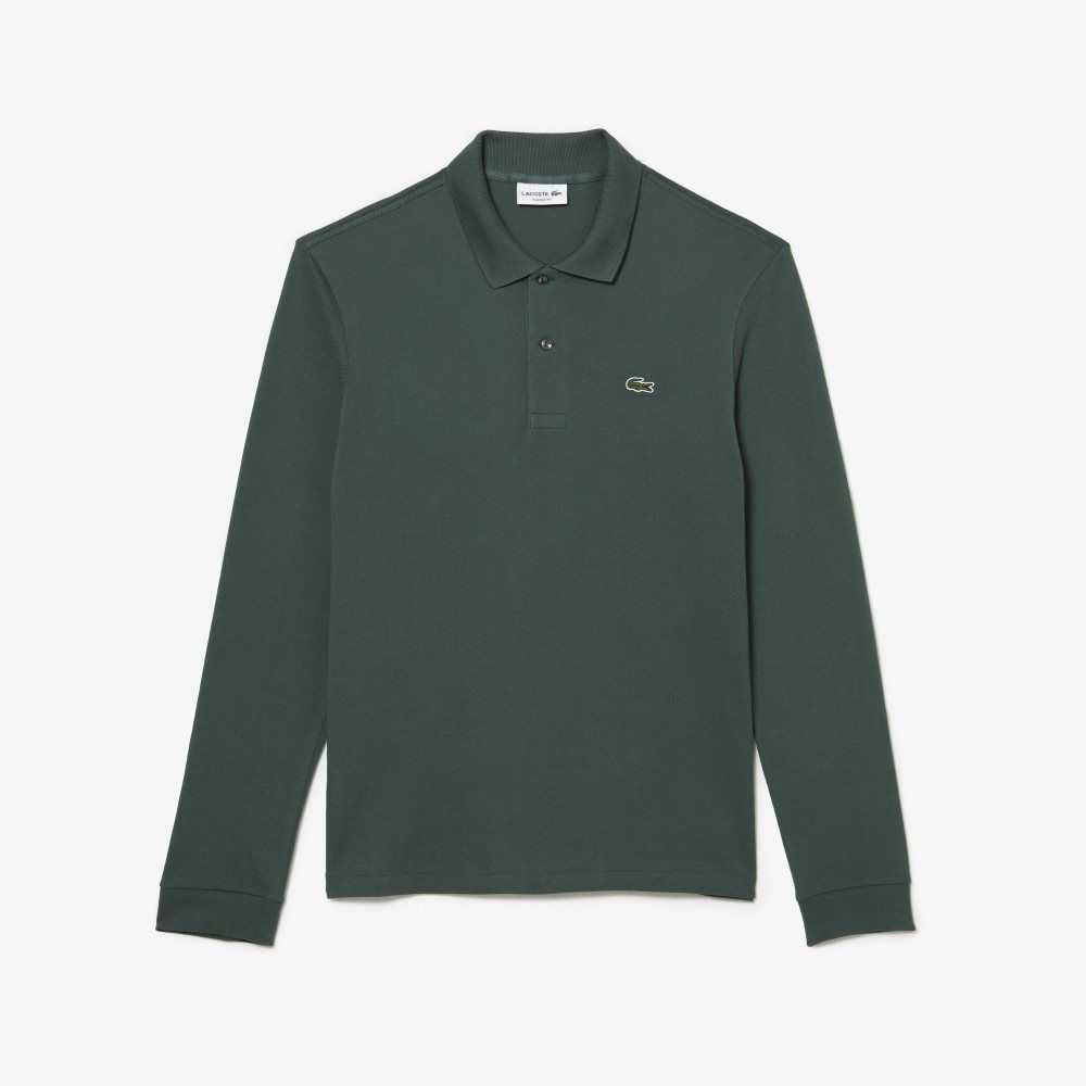 Lacoste Original L.12.12 Long Sleeve Algodon Verde | 0947-NTVLJ