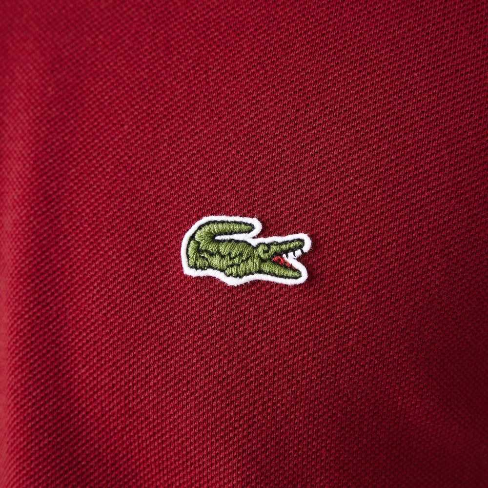 Lacoste Original L.12.12 Long Sleeve Algodon Burdeos | 5386-BHYCL