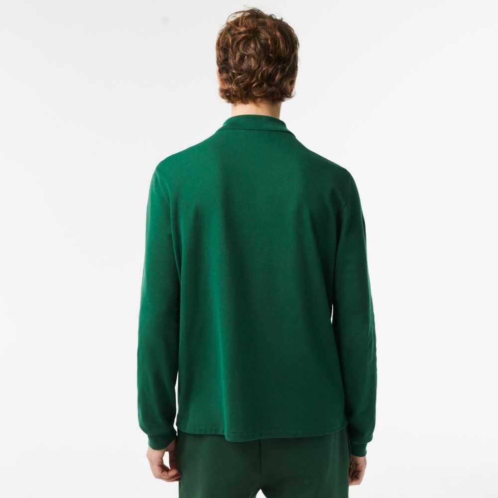 Lacoste Original L.12.12 Long Sleeve Algodon Verde | 8490-NDFXL