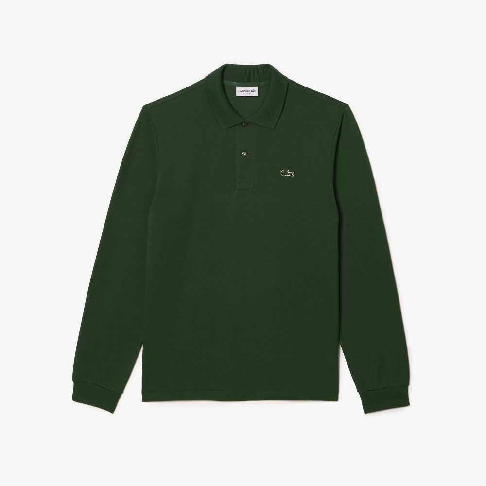 Lacoste Original L.12.12 Long Sleeve Algodon Verde | 8490-NDFXL