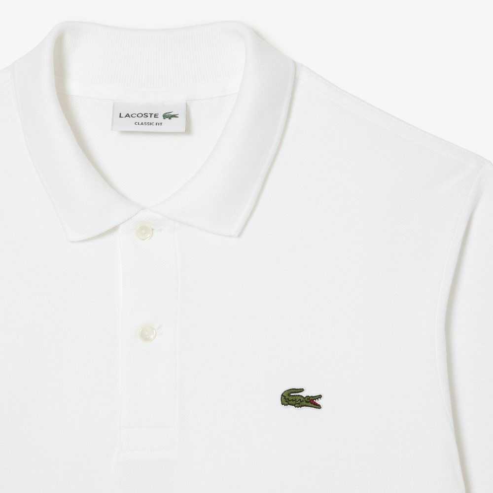 Lacoste Original L.12.12 Long Sleeve Algodon Blancas | 9167-PXDJG