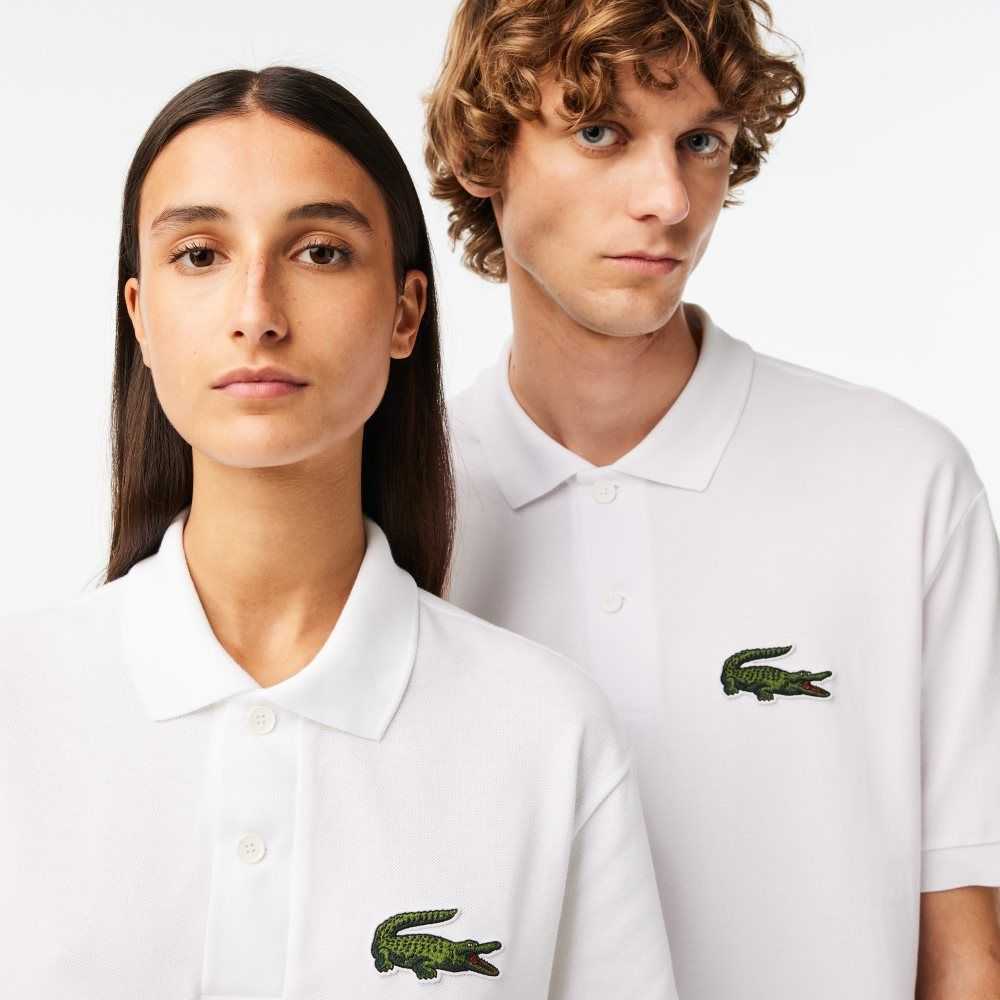 Lacoste Original L.12.12 Loose fit 80's crocodile Blancas | 3825-ZHIDA