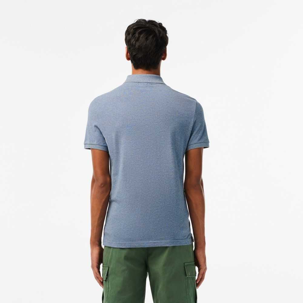 Lacoste Original L.12.12 Slim Fit Petit Pique Algodon Azules | 1059-SBNCJ